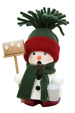 Snowman in Green<br>Mini Ulbricht Smoker
